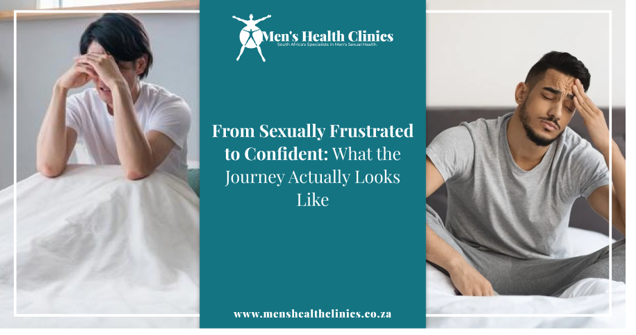 sexually frustrated to confident