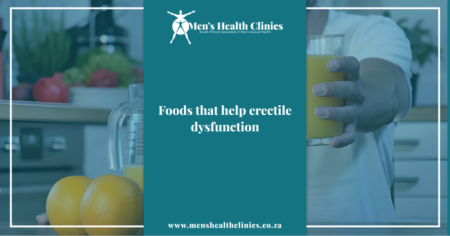 Foods that help erectile dysfunction
