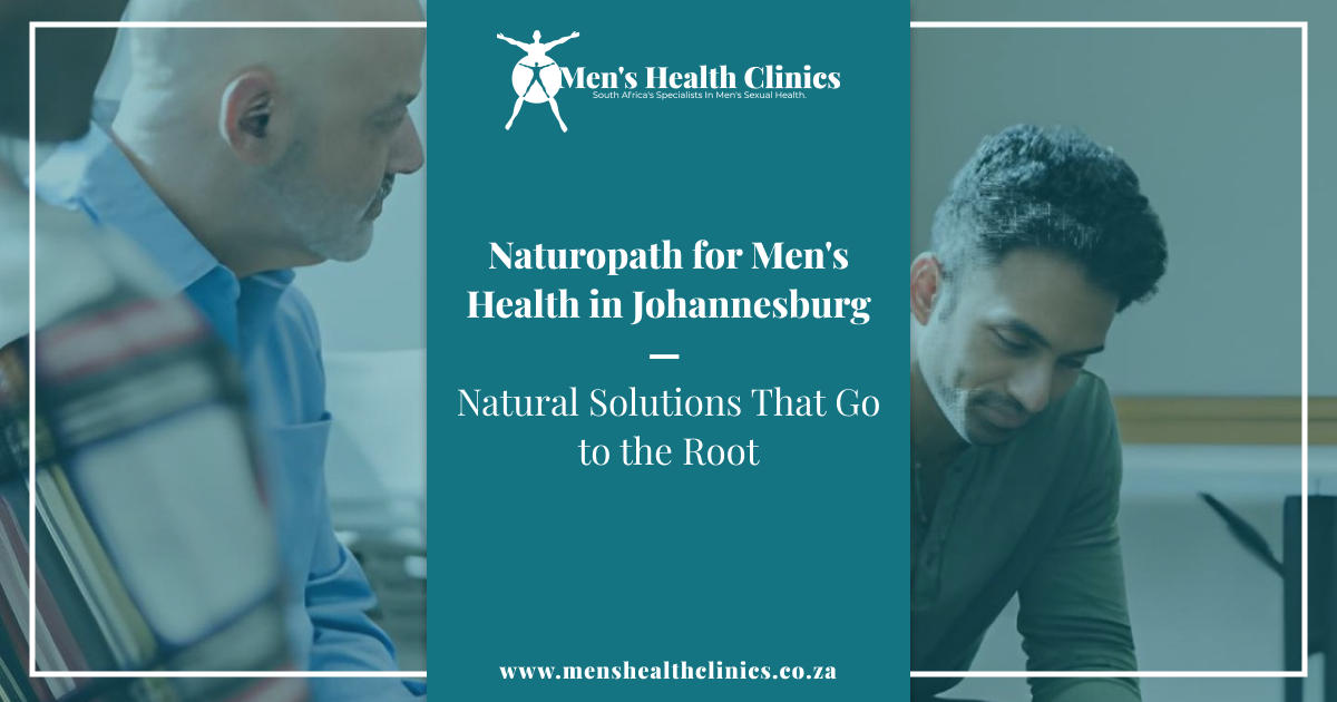 Naturopath for Men's Health Johannesburg — Natural Solutions That Go to the Root