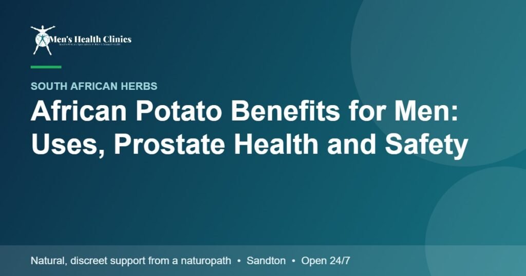 African Potato Benefits for Men: Uses, Prostate Health and Safety
