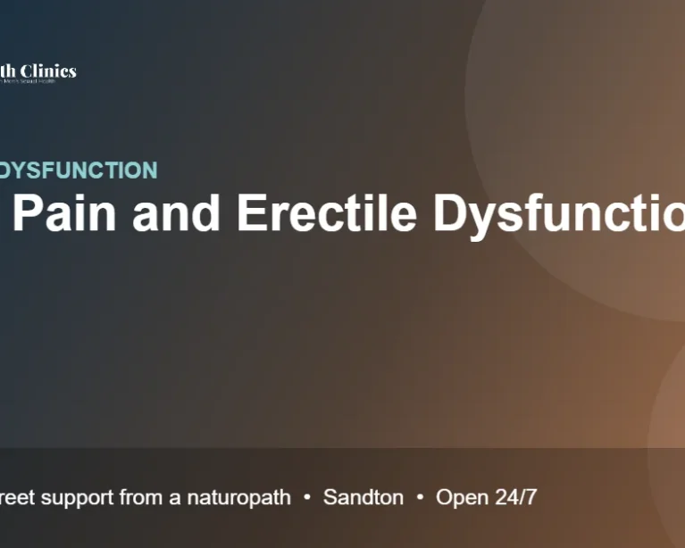 Back Pain and Erectile Dysfunction