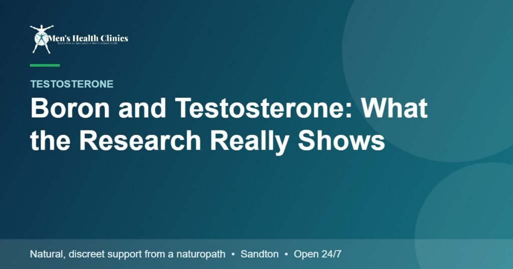 Boron and Testosterone: What the Research Really Shows 78 Boron and Testosterone: What the Research Really Shows