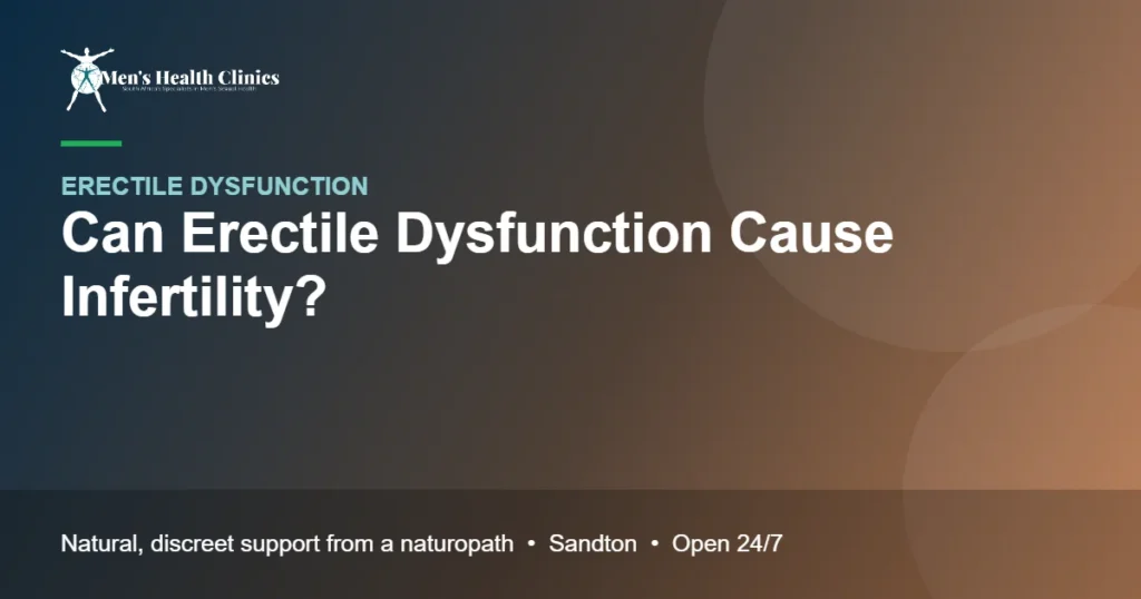 Can Erectile Dysfunction Cause Infertility?
