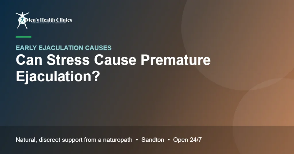 Can Stress Cause Premature Ejaculation? 78 Can Stress Cause Premature Ejaculation?