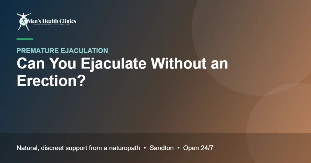 Can You Ejaculate Without an Erection?