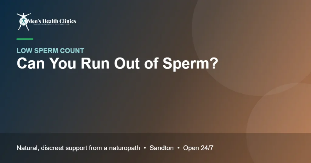 Can You Run Out of Sperm?