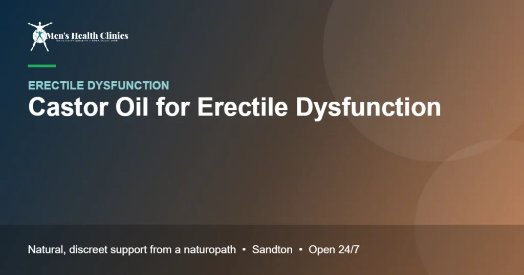 Castor Oil for Erectile Dysfunction: Myth or Remedy? 78 Castor Oil for Erectile Dysfunction