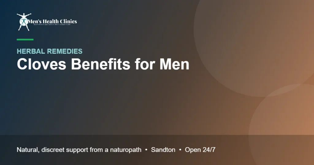 Cloves Benefits for Men