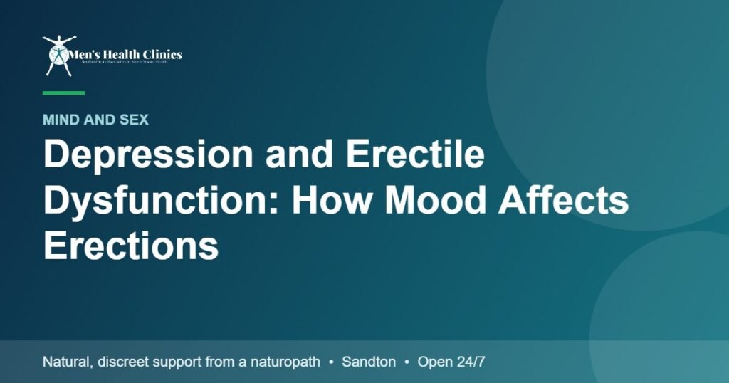 Depression and Erectile Dysfunction: How Mood Affects Erections 78 Depression and Erectile Dysfunction: How Mood Affects Erections