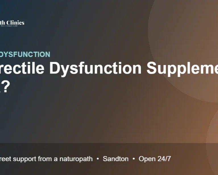 Do Erectile Dysfunction Supplements Work?