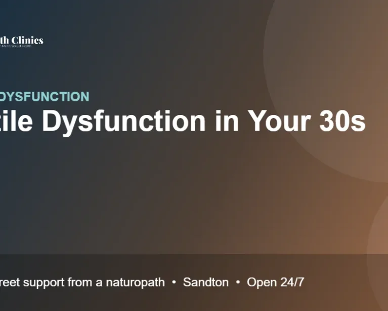 Erectile Dysfunction in Your 30s