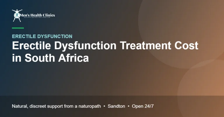 Erectile Dysfunction Treatment Cost in South Africa