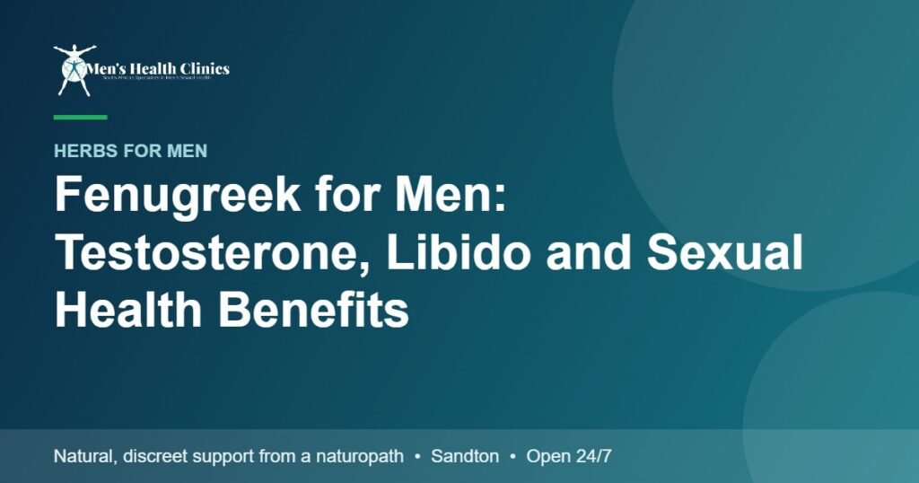Fenugreek for Men: Testosterone, Libido and Sexual Health Benefits 78 Fenugreek for Men: Testosterone, Libido and Sexual Health Benefits