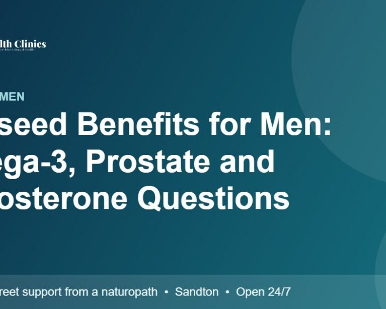 Flaxseed Benefits for Men: Omega-3, Prostate and Testosterone Questions