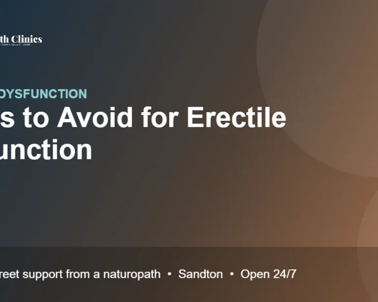 Foods to Avoid for Erectile Dysfunction