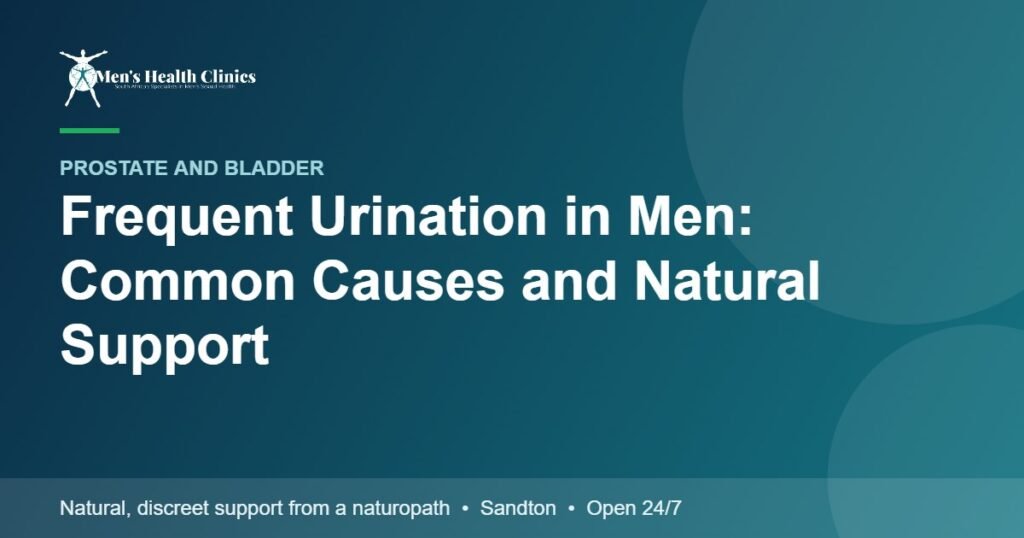 Frequent Urination in Men: Common Causes and Natural Support 78 Frequent Urination in Men: Common Causes and Natural Support