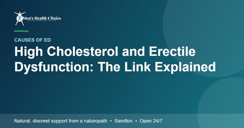 High Cholesterol and Erectile Dysfunction: The Link Explained 78 High Cholesterol and Erectile Dysfunction: The Link Explained
