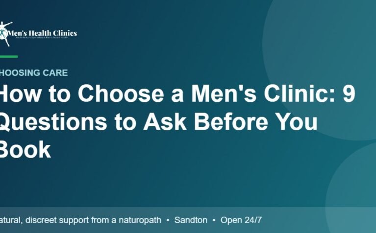 How to Choose a Men's Clinic: 9 Questions to Ask Before You Book