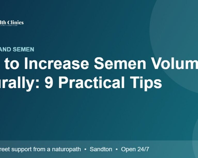How to Increase Semen Volume Naturally: 9 Practical Tips