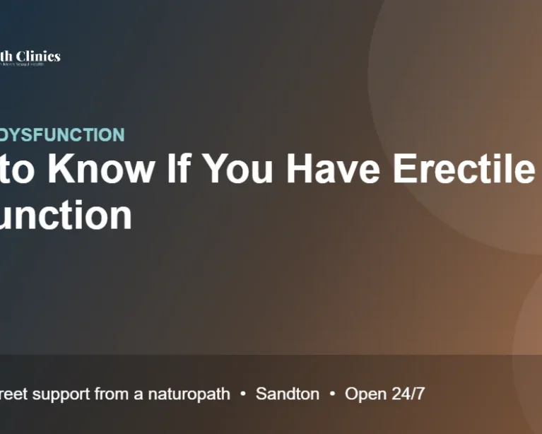 How to Know If You Have Erectile Dysfunction
