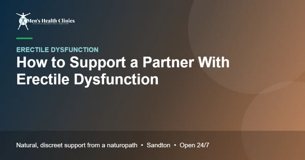 How to Support a Partner With Erectile Dysfunction