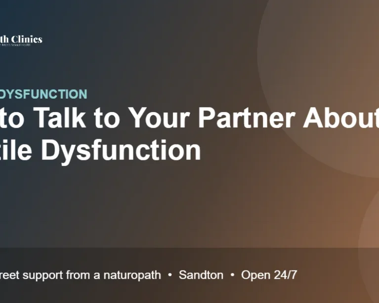 How to Talk to Your Partner About Erectile Dysfunction