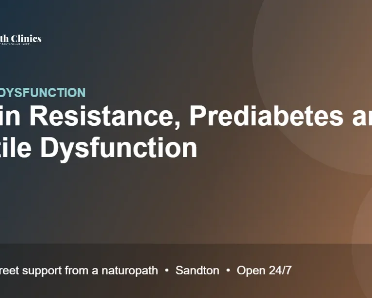 Insulin Resistance, Prediabetes and Erectile Dysfunction