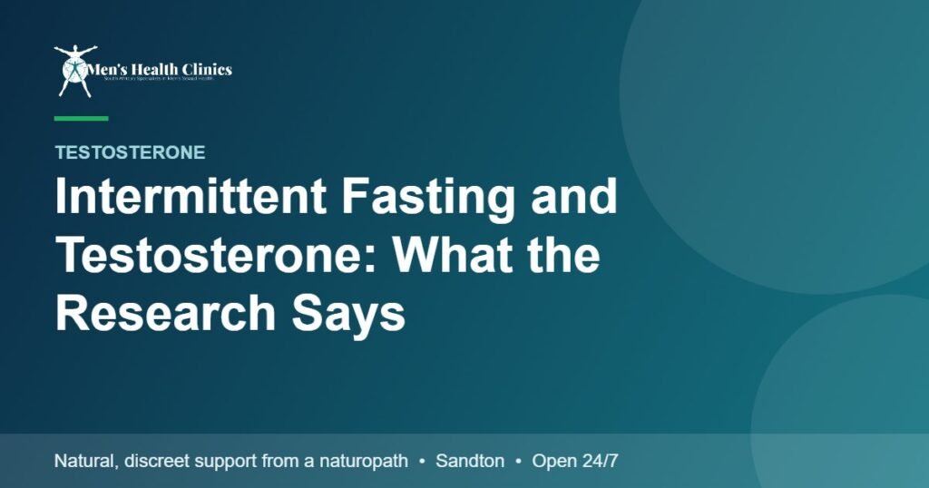Intermittent Fasting and Testosterone: What the Research Says 78 Intermittent Fasting and Testosterone: What the Research Says