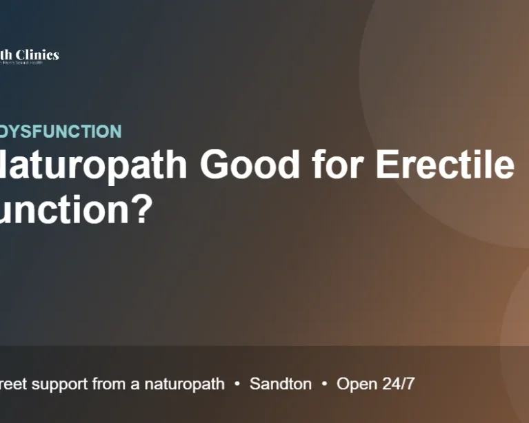 Is a Naturopath Good for Erectile Dysfunction?