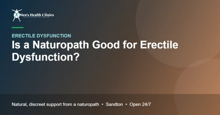 Is a Naturopath Good for Erectile Dysfunction?