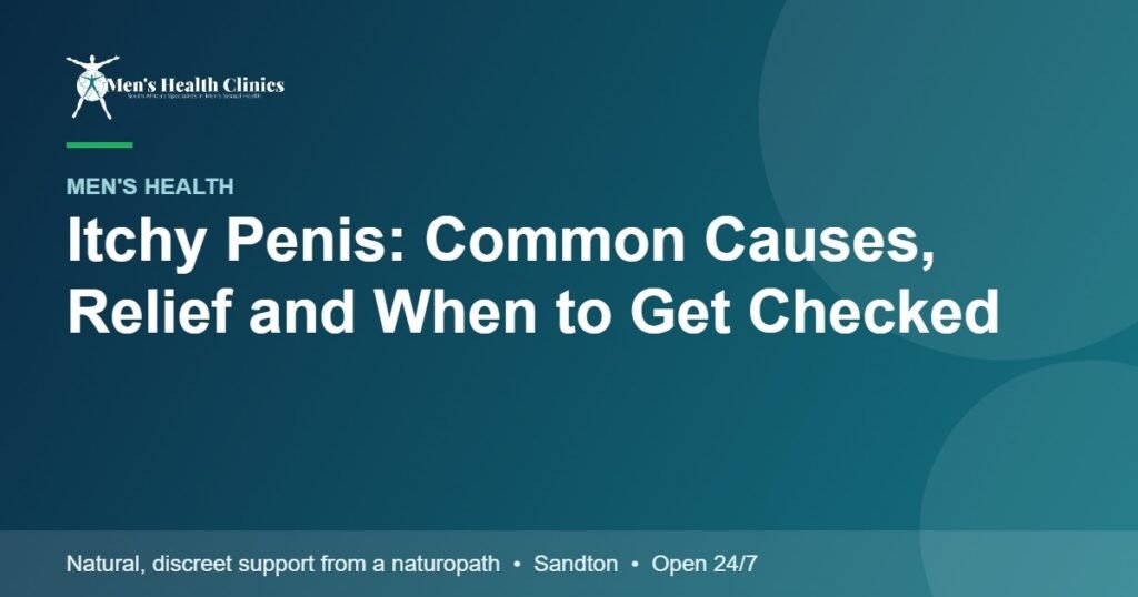 Itchy Penis: Common Causes, Relief and When to Get Checked 78 Itchy Penis: Common Causes, Relief and When to Get Checked