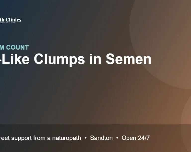 Jelly-Like Clumps in Semen