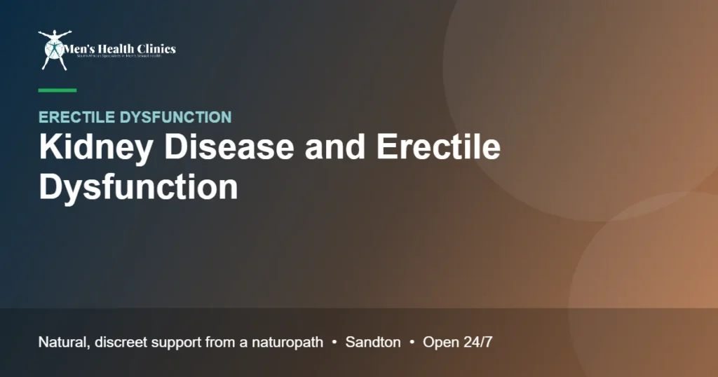 Kidney Disease and Erectile Dysfunction: Why It Happens and What Helps 78 Kidney Disease and Erectile Dysfunction
