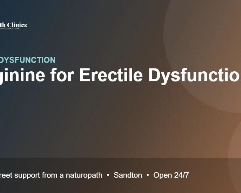 L-Arginine for Erectile Dysfunction