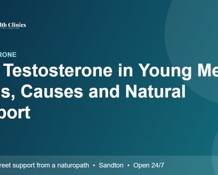 Low Testosterone in Young Men: Signs, Causes and Natural Support
