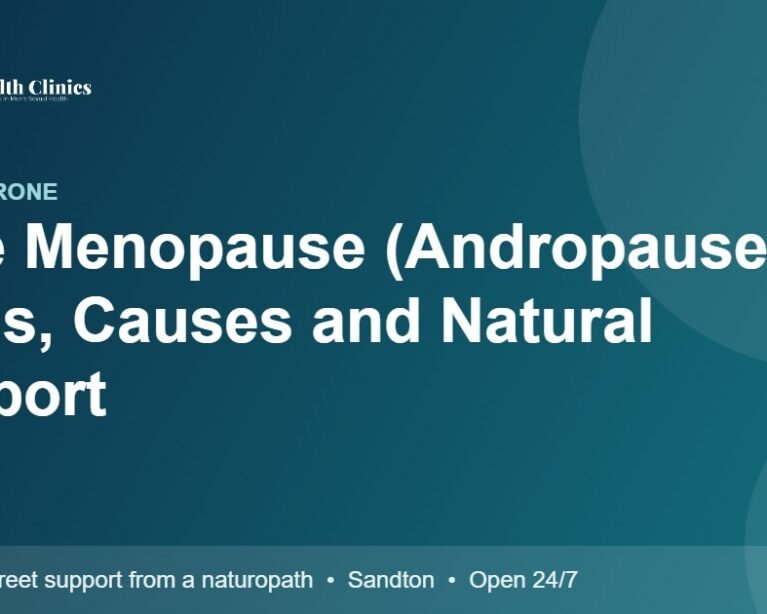 Male Menopause (Andropause): Signs, Causes and Natural Support