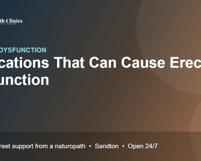 Medications That Can Cause Erectile Dysfunction