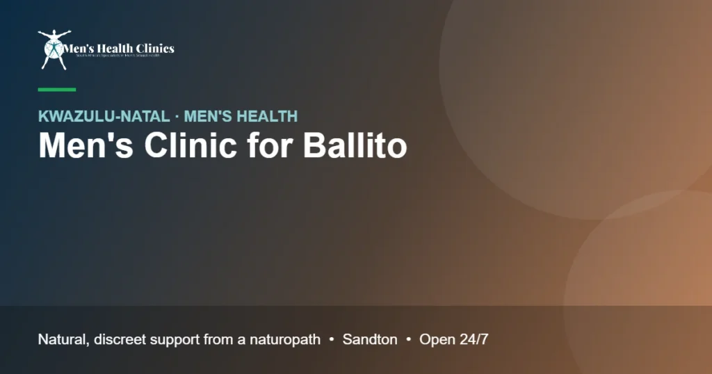 Mens Clinic for Ballito: Natural Men's Health Care, Remote or In Person 78 Mens Clinic for Ballito