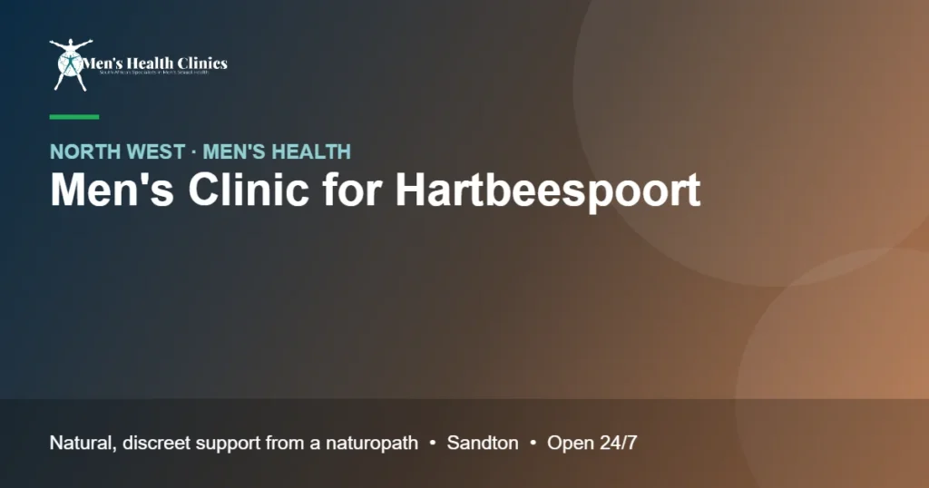 Mens Clinic for Hartbeespoort: Natural Men's Health Care, Remote or In Person 78 Mens Clinic for Hartbeespoort