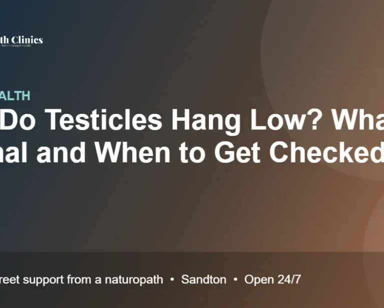 Why Do Testicles Hang Low? What Is Normal and When to Get Checked