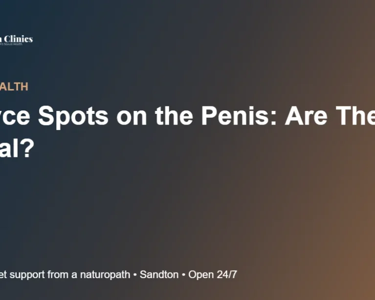 Fordyce Spots on the Penis: Are They Normal?