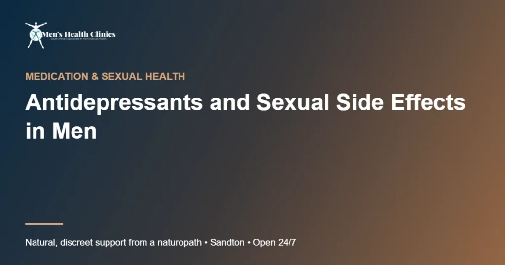 Antidepressants and Sexual Side Effects in Men 78 Antidepressants and Sexual Side Effects in Men