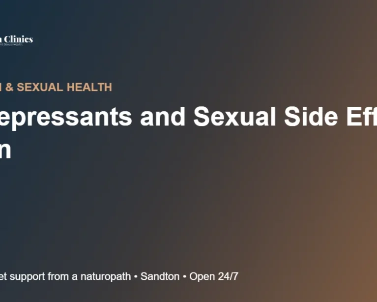 Antidepressants and Sexual Side Effects in Men