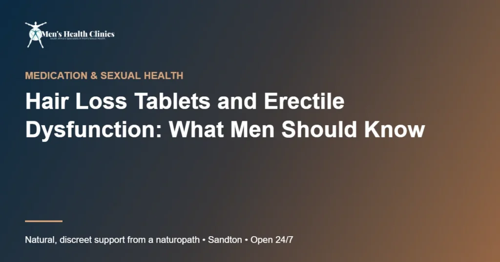 Hair Loss Tablets and Erectile Dysfunction: What Men Should Know 78 Hair Loss Tablets and Erectile Dysfunction: What Men Should Know