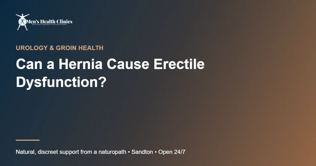Can a Hernia Cause Erectile Dysfunction? 78 Can a Hernia Cause Erectile Dysfunction?