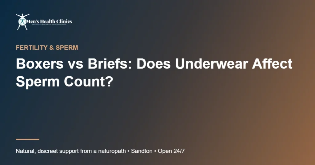 Boxers vs Briefs: Does Underwear Affect Sperm Count? 78 Boxers vs Briefs: Does Underwear Affect Sperm Count?