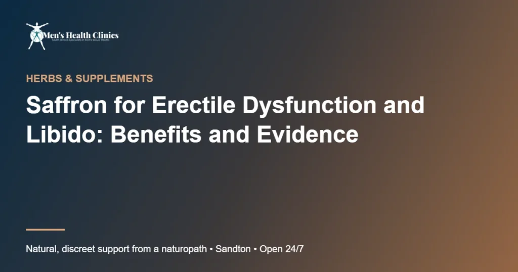 Saffron for Erectile Dysfunction and Libido: Benefits and Evidence 78 Saffron for Erectile Dysfunction and Libido: Benefits and Evidence