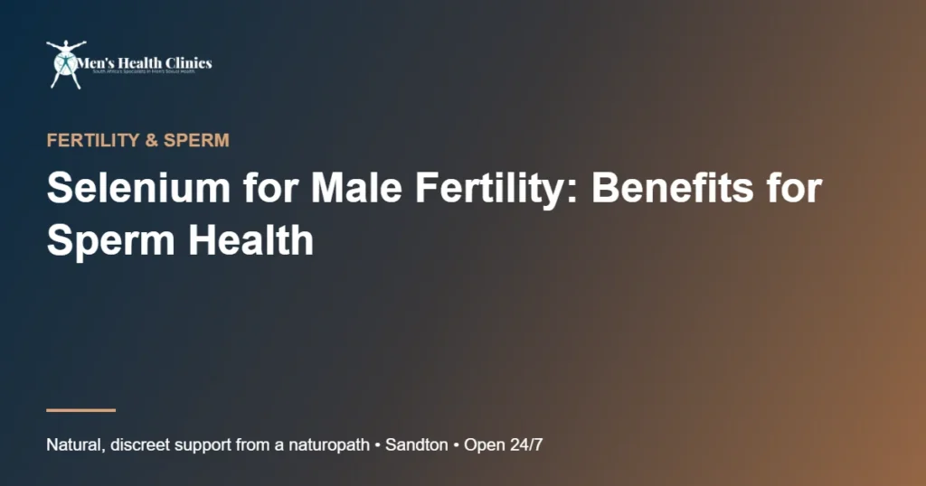 Selenium for Male Fertility: Benefits for Sperm Health 78 Selenium for Male Fertility: Benefits for Sperm Health