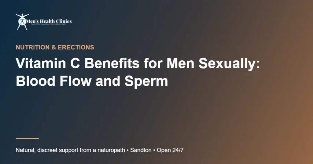 Vitamin C Benefits for Men Sexually: Blood Flow and Sperm 78 Vitamin C Benefits for Men Sexually: Blood Flow and Sperm