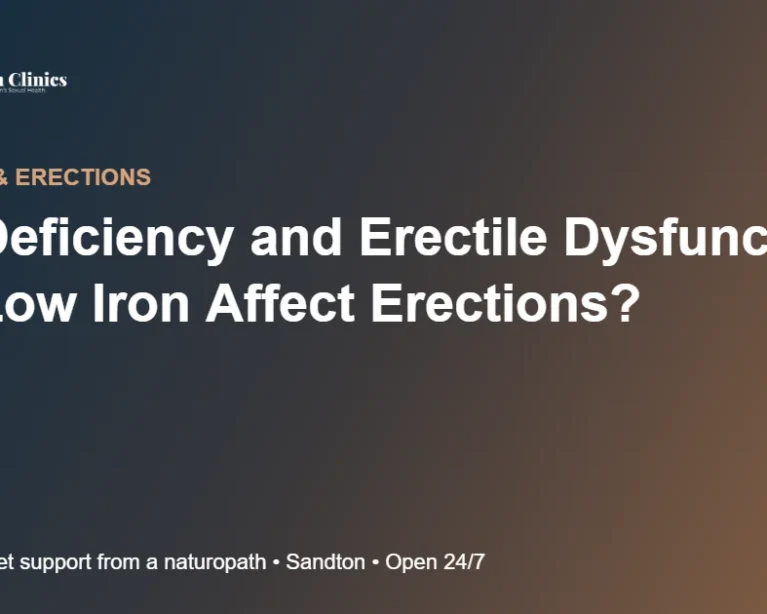 Iron Deficiency and Erectile Dysfunction: Can Low Iron Affect Erections?